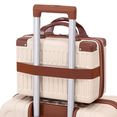 Grand vanity case rigide beige