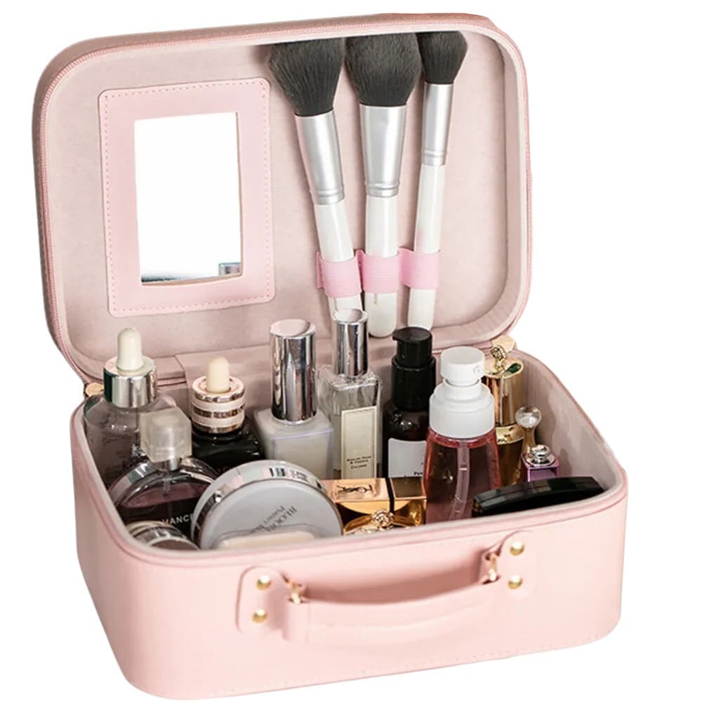 Petit vanity maquillage rose