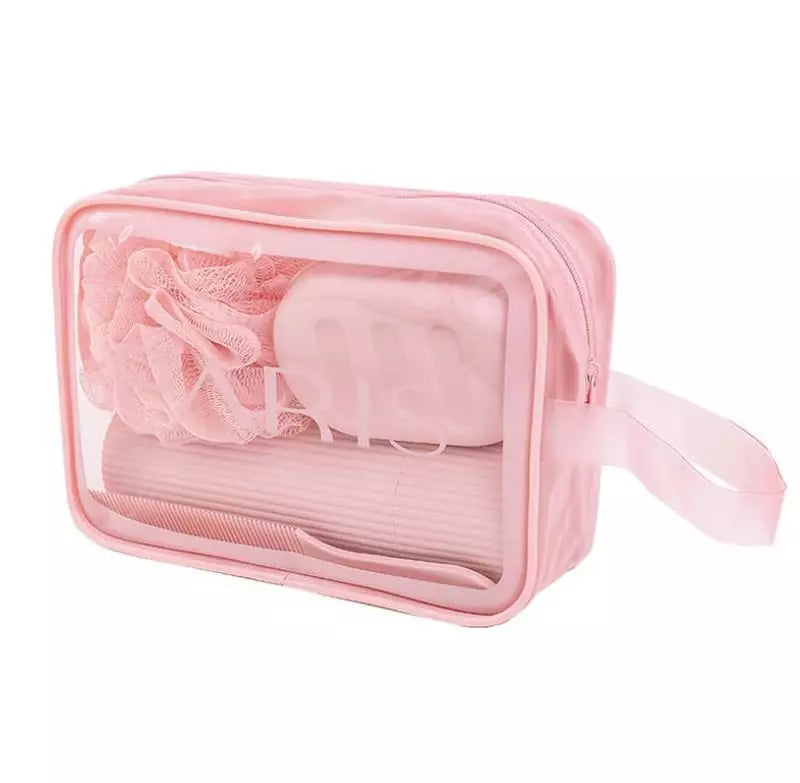 Trousse de toilette avion rose - À vos trousses