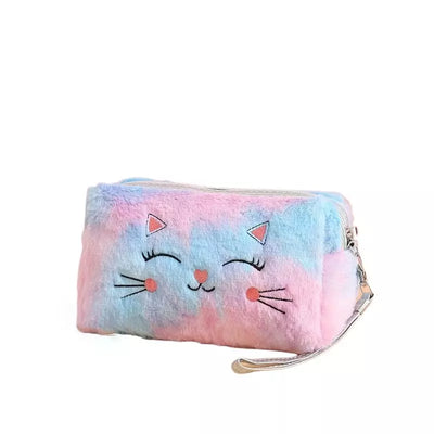 Trousse de toilette chat bleu - À vos trousses