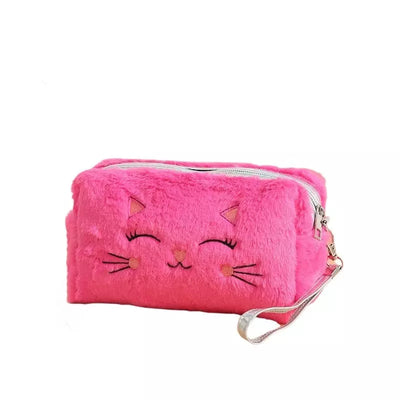 Trousse de toilette chat rose - À vos trousses