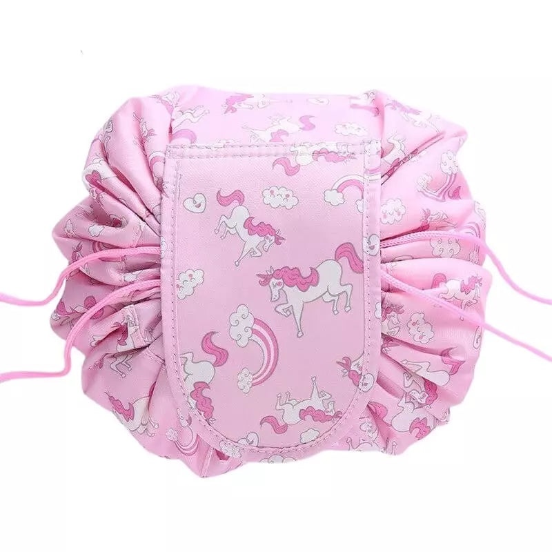 Trousse de toilette fourre tout rose licornes - À vos trousses