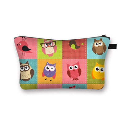 Trousse de toilette hibou variante 3 - À vos trousses