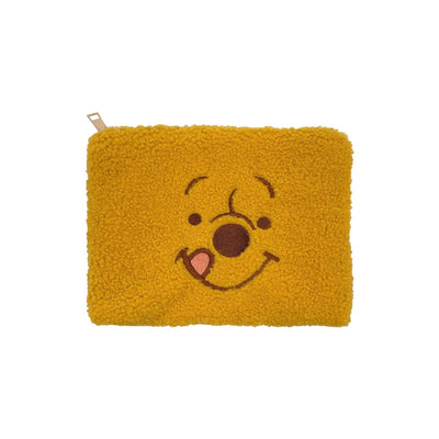 Trousse de toilette peluche jaune - À vos trousses